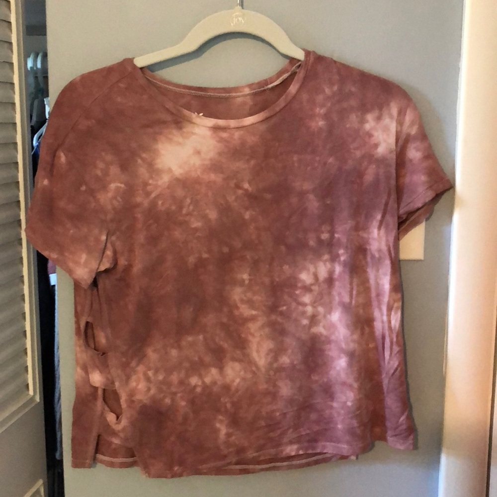 pink wash out American Eagle Shirt